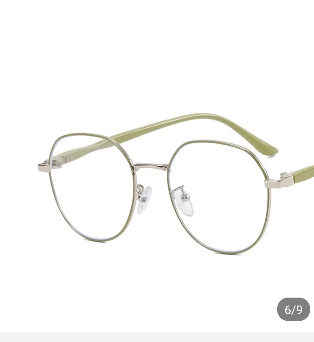Metal Cat Eye Trendy Eyeglass Frame Fashion Glasses Frame