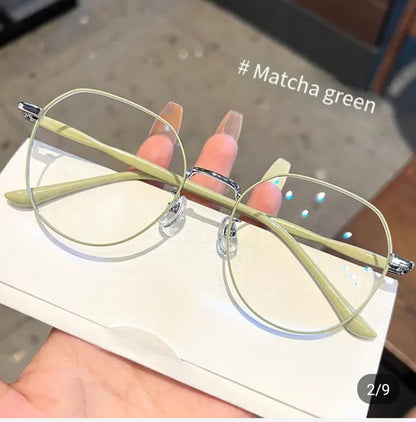 Metal Cat Eye Trendy Eyeglass Frame Fashion Glasses Frame