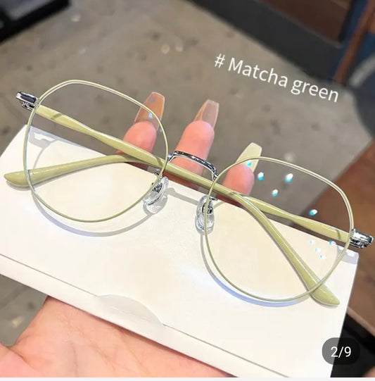 Metal Cat Eye Trendy Eyeglass Frame Fashion Glasses Frame